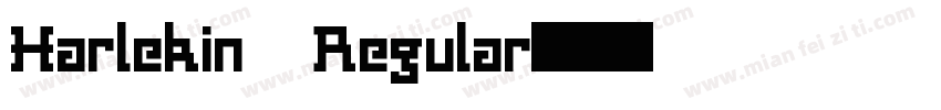 Harlekin Regular字体转换